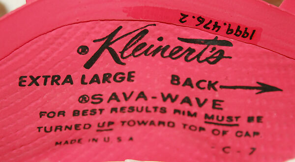 Bathing cap, Kleinert's (American), rubber, American