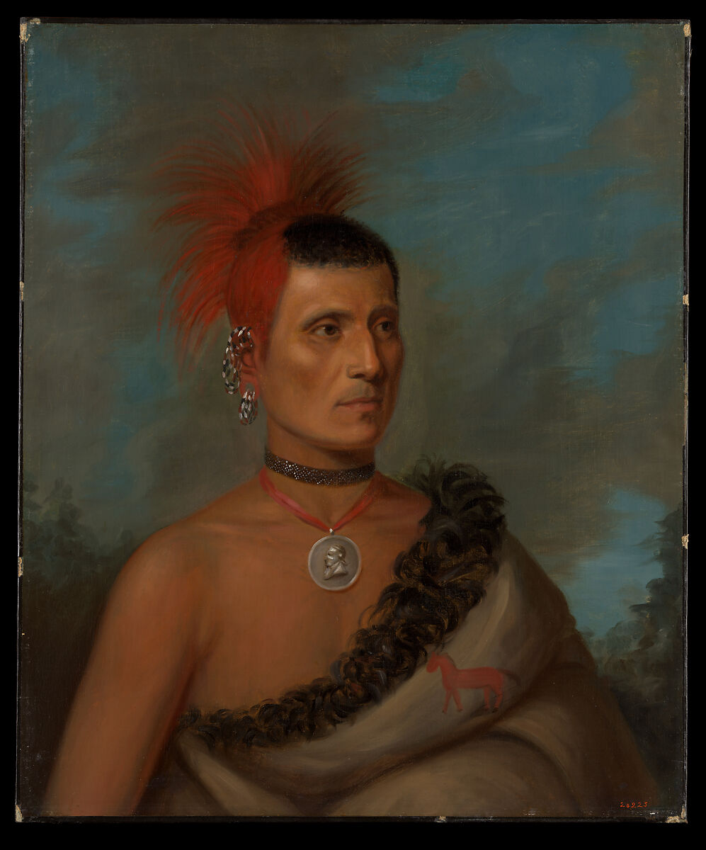 Pes-Ke-Le-Cha-Co, Henry Inman (American, Utica, New York 1801–1846 New York), Oil on canvas, American 