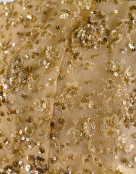 Evening ensemble, Mainbocher (French and American, founded 1930), silk, sequins, beads, American