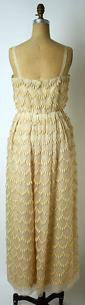 Evening dress, Mainbocher (French and American, founded 1930), silk, American