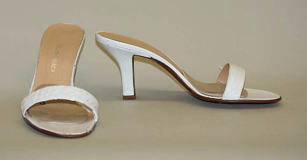 Evening ensemble, Ralph Lauren (American, born 1939), (a) silk; (b,c) crocodile leather, American