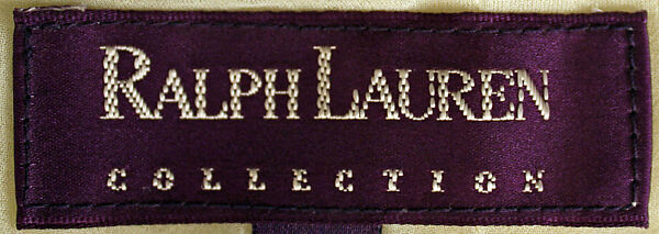 Evening ensemble, Ralph Lauren (American, born 1939), (a) silk; (b,c) crocodile leather, American