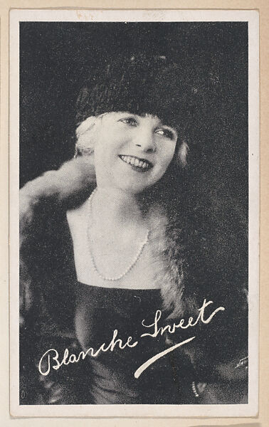 Blanche Sweet from Kromo Gravure "Leading Moving Picture Stars" (W623), Kromo Gravure Photo Company, Detroit, Michigan, Commercial photolithograph 