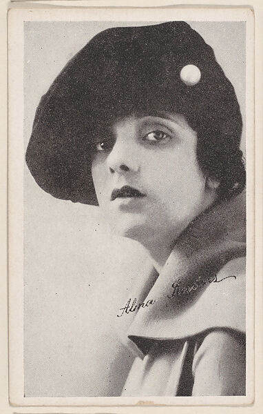 Alma Rubens from Kromo Gravure "Leading Moving Picture Stars" (W623), Kromo Gravure Photo Company, Detroit, Michigan, Commercial photolithograph 