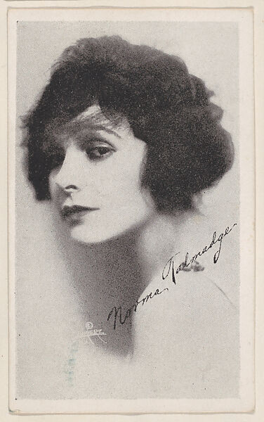 Norma Talmadge from Kromo Gravure "Leading Moving Picture Stars" (W623), Kromo Gravure Photo Company, Detroit, Michigan, Commercial photolithograph 