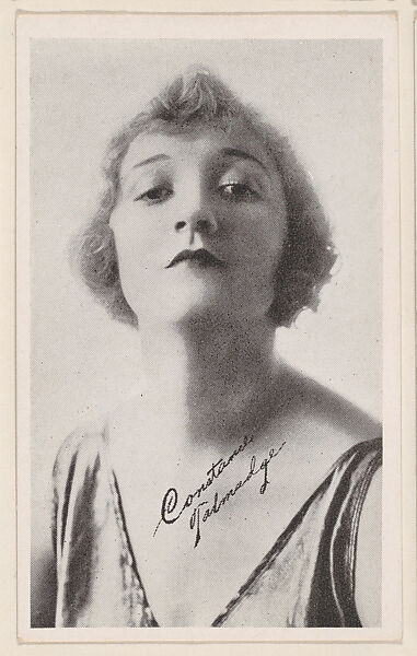 Constance Talmadge from Kromo Gravure "Leading Moving Picture Stars" (W623), Kromo Gravure Photo Company, Detroit, Michigan, Commercial photolithograph 