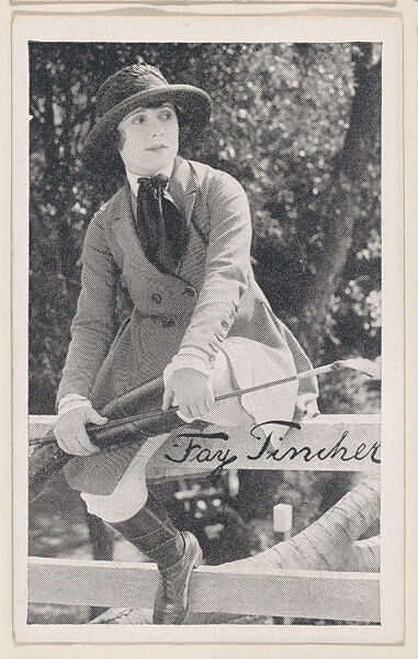 Fay Tincher from Kromo Gravure "Leading Moving Picture Stars" (W623), Kromo Gravure Photo Company, Detroit, Michigan, Commercial photolithograph 