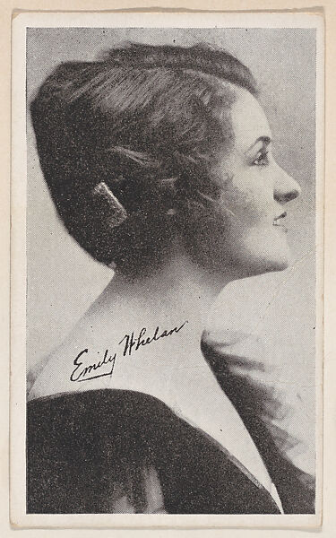 Emily Whelan from Kromo Gravure "Leading Moving Picture Stars" (W623), Kromo Gravure Photo Company, Detroit, Michigan, Commercial photolithograph 