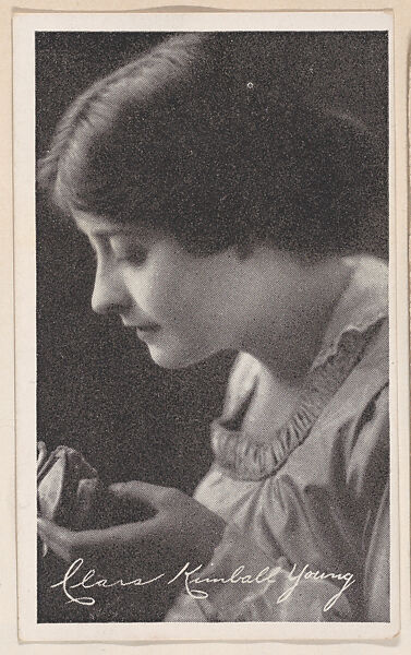 Clara Kimball Young from Kromo Gravure "Leading Moving Picture Stars" (W623), Kromo Gravure Photo Company, Detroit, Michigan, Commercial photolithograph 