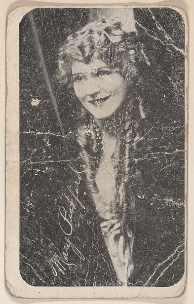 Mary Pickford from Kromo Gravure "Leading Moving Picture Stars" (W623), Kromo Gravure Photo Company, Detroit, Michigan, Commercial photolithograph 