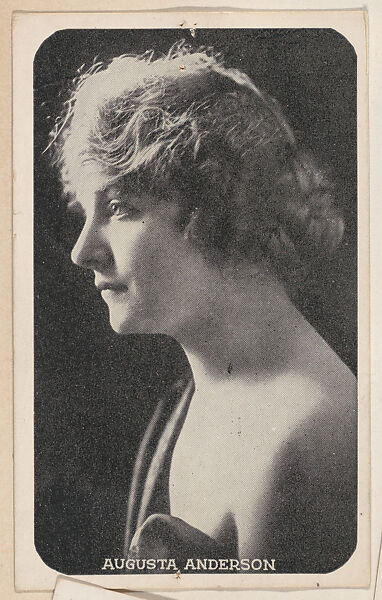 Augusta Anderson from Kromo Gravure "Leading Moving Picture Stars" (W623), Kromo Gravure Photo Company, Detroit, Michigan, Commercial photolithograph 