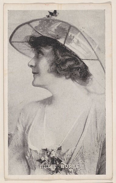 Billie Burke from Kromo Gravure "Leading Moving Picture Stars" (W623), Kromo Gravure Photo Company, Detroit, Michigan, Commercial photolithograph 