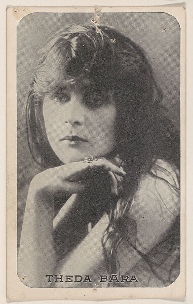 Theda Bara from Kromo Gravure "Leading Moving Picture Stars" (W623), Kromo Gravure Photo Company, Detroit, Michigan, Commercial photolithograph 
