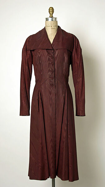 Evening coat, Charles James (American, born Great Britain, 1906–1978), silk, American 