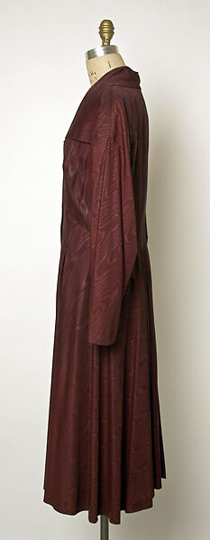 Evening coat, Charles James (American, born Great Britain, 1906–1978), silk, American
