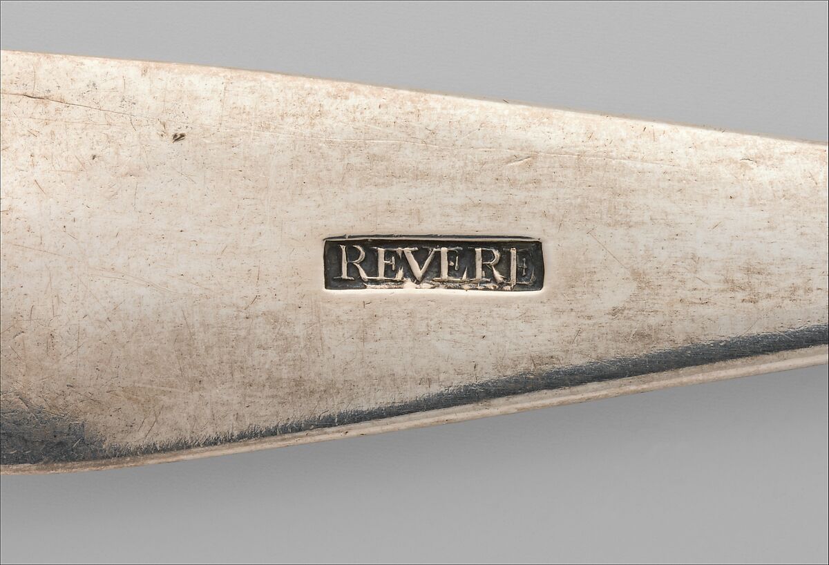 Table Spoon, Paul Revere Jr. (American, Boston, Massachusetts 1734–1818 Boston, Massachusetts), Silver, American
