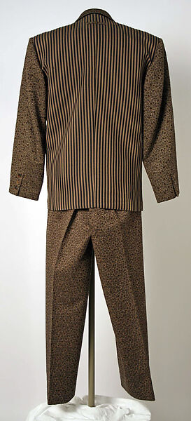 Suit, Jean Paul Gaultier (French, born 1952), cotton, wool, French