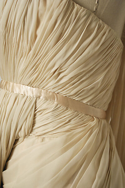 Evening dress, Jean Dessès (French (born Egypt), Alexandria 1904–1970 Athens), silk, French