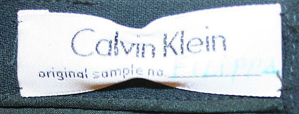 Dress, Calvin Klein, Inc. (American, founded 1968), wool, American