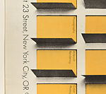 Doors, Milton Glaser (American, born New York, 1929), Commercial color lithograph