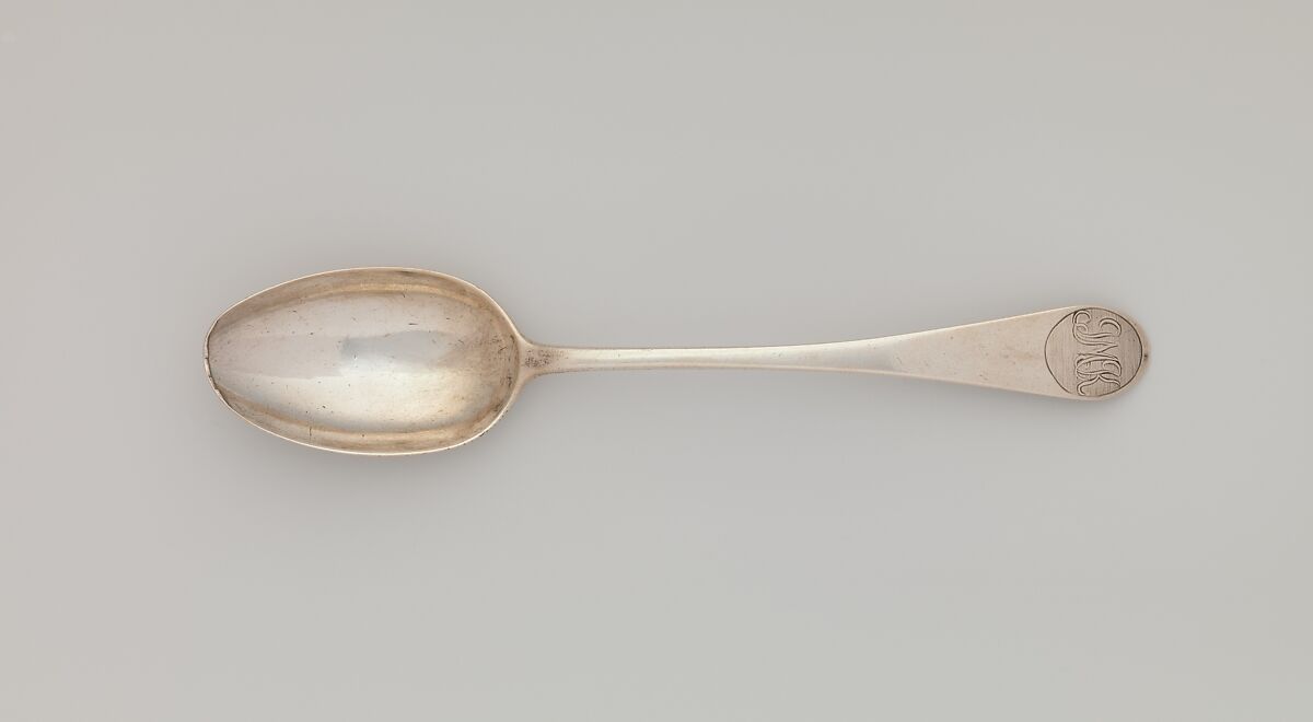 Table Spoon, Paul Revere Jr. (American, Boston, Massachusetts 1734–1818 Boston, Massachusetts), Silver, American 