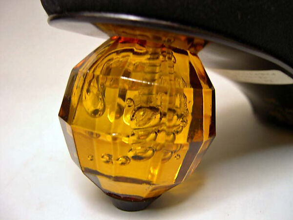 Shoes, Agnès b. (French, founded 1975), leather, elastic, plastic, silk, French