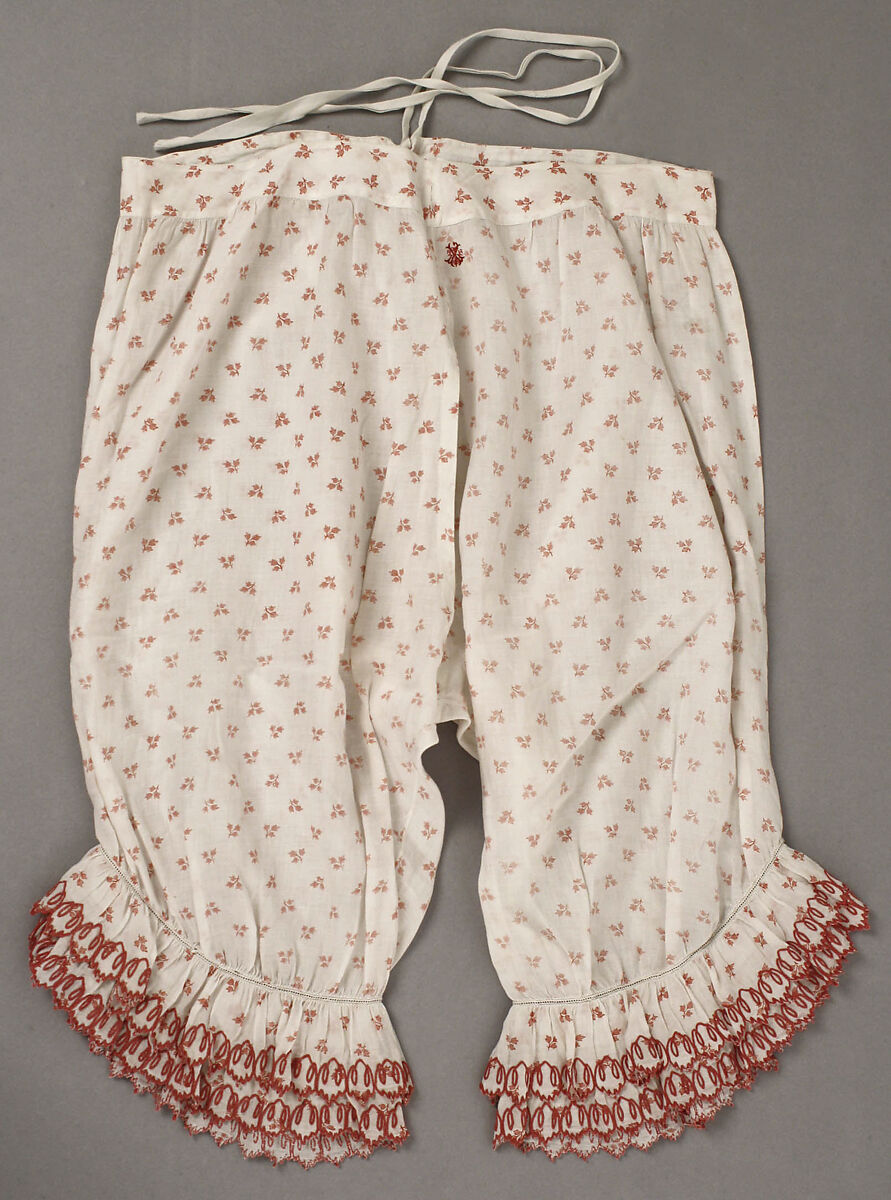 Pantalets, cotton, American or European 