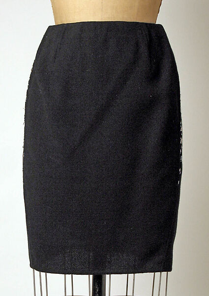 Evening ensemble, Geoffrey Beene (American, Haynesville, Louisiana 1927–2004 New York), wool, synthetic fiber, American