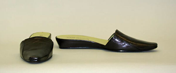 Ensemble, Louis Vuitton Co. (French, founded 1854), (a) rubberized cotton; (b) silk; (c, d) leather, French