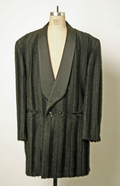 Jacket, Gianni Versace (Italian, founded 1978), wool, silk, Italian 