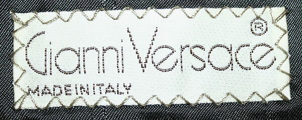 Jacket, Gianni Versace (Italian, founded 1978), wool, silk, Italian
