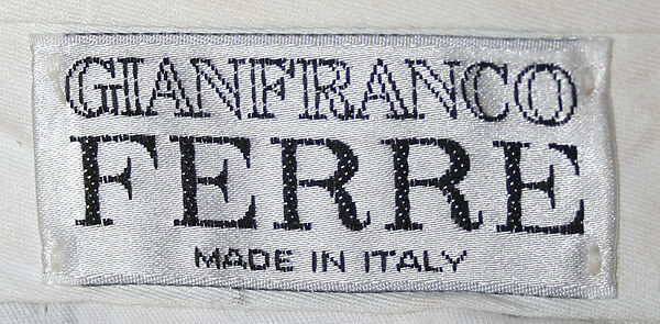 Trousers, Gianfranco Ferré (Italian, 1944–2007), wool, silk, Italian