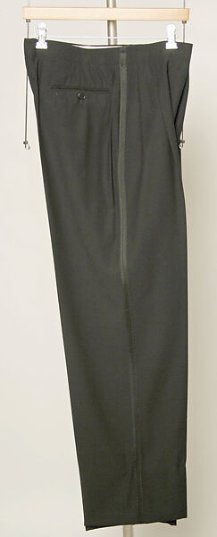 Trousers, Gianfranco Ferré (Italian, 1944–2007), wool, silk, Italian 