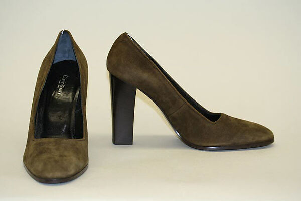 Ensemble, Calvin Klein, Inc. (American, founded 1968), (a–e) cashmere; (f, g) suede, American