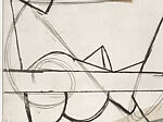 Where the Ceiling Meets the Floor, Dan Rizzie (American, born 1951), Etching and drypoint on chine collé