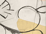 Where the Ceiling Meets the Floor, Dan Rizzie (American, born 1951), Etching and drypoint on chine collé
