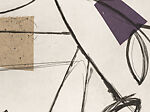 Where the Ceiling Meets the Floor, Dan Rizzie (American, born 1951), Etching and drypoint on chine collé