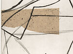 Where the Ceiling Meets the Floor, Dan Rizzie (American, born 1951), Etching and drypoint on chine collé