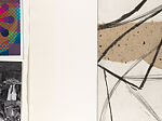 Where the Ceiling Meets the Floor, Dan Rizzie (American, born 1951), Etching and drypoint on chine collé