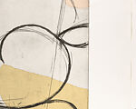 Where the Ceiling Meets the Floor, Dan Rizzie (American, born 1951), Etching and drypoint on chine collé
