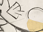Where the Ceiling Meets the Floor, Dan Rizzie (American, born 1951), Etching and drypoint on chine collé