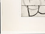 Where the Ceiling Meets the Floor, Dan Rizzie (American, born 1951), Etching and drypoint on chine collé