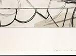 Where the Ceiling Meets the Floor, Dan Rizzie (American, born 1951), Etching and drypoint on chine collé