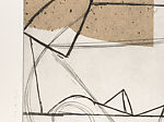 Where the Ceiling Meets the Floor, Dan Rizzie (American, born 1951), Etching and drypoint on chine collé