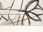 Where the Ceiling Meets the Floor, Dan Rizzie (American, born 1951), Etching and drypoint on chine collé