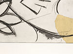Where the Ceiling Meets the Floor, Dan Rizzie (American, born 1951), Etching and drypoint on chine collé