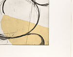 Where the Ceiling Meets the Floor, Dan Rizzie (American, born 1951), Etching and drypoint on chine collé