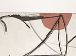 Where the Ceiling Meets the Floor, Dan Rizzie (American, born 1951), Etching and drypoint on chine collé