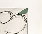 Where the Ceiling Meets the Floor, Dan Rizzie (American, born 1951), Etching and drypoint on chine collé