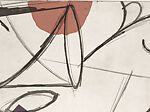 Where the Ceiling Meets the Floor, Dan Rizzie (American, born 1951), Etching and drypoint on chine collé